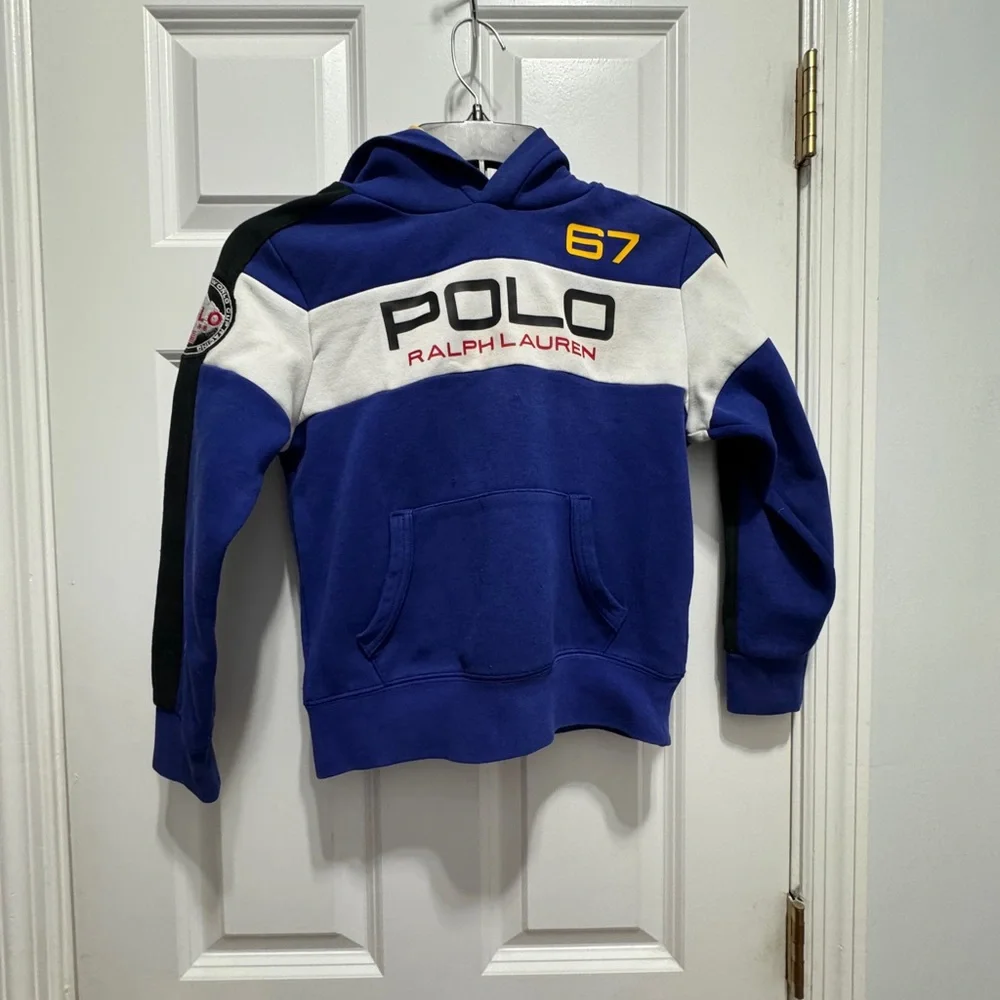 Polo Ralph Lauren size small 8 premium fleece alpine hoodie